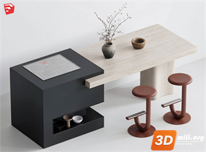 Kitchen island Skp Files